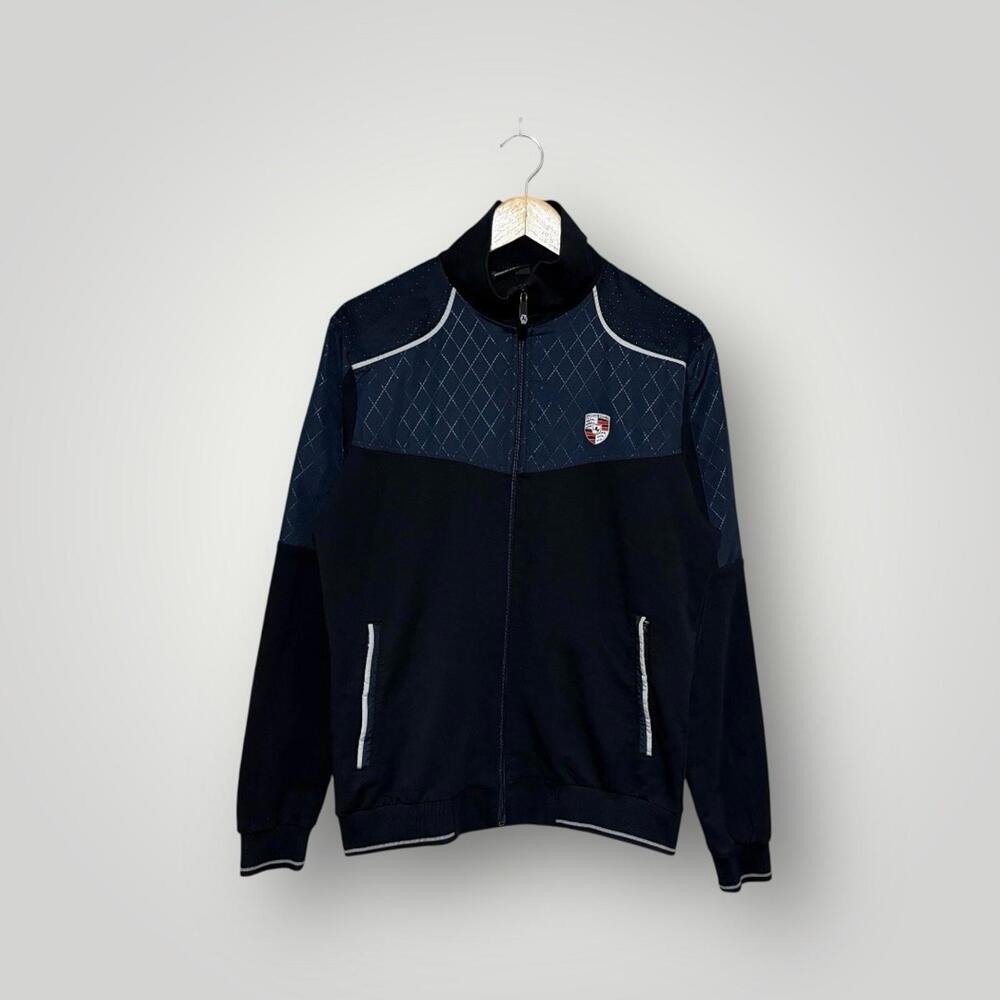 Puma Porsche Design Track Jacket Full Zip Black M Athletic Motorsport Mens